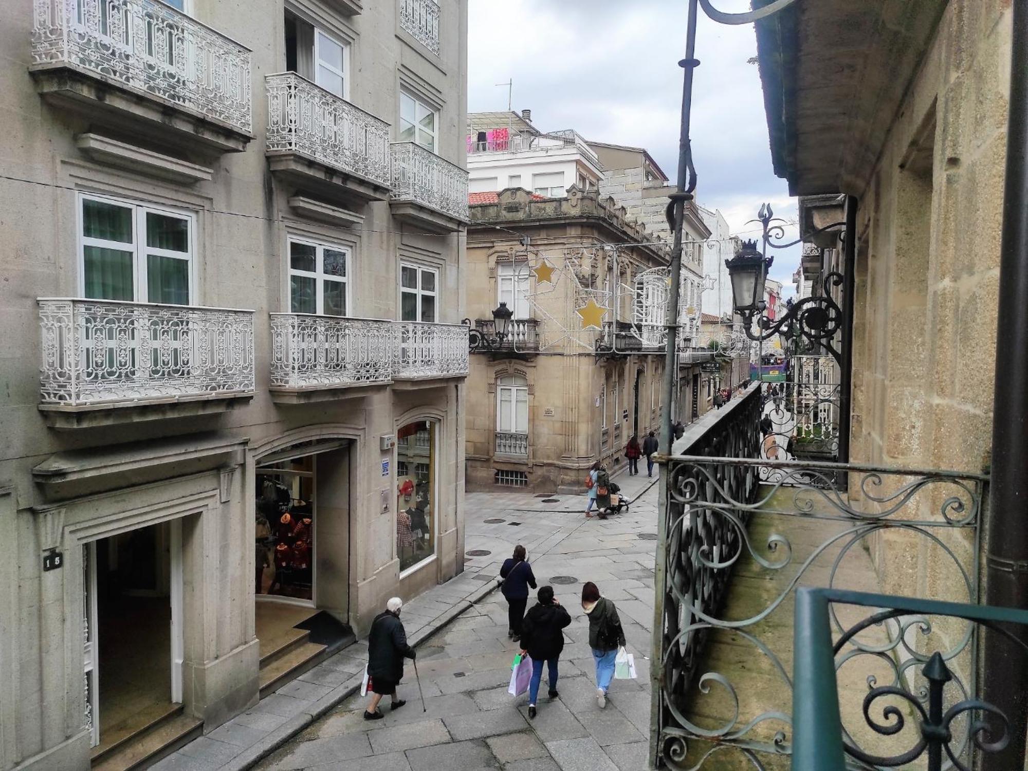 1A. Disfruta De Su Balcon Sobre El Casco Viejo. Appartement Ourense Buitenkant foto